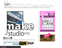 Tablet Screenshot of make-studio.org